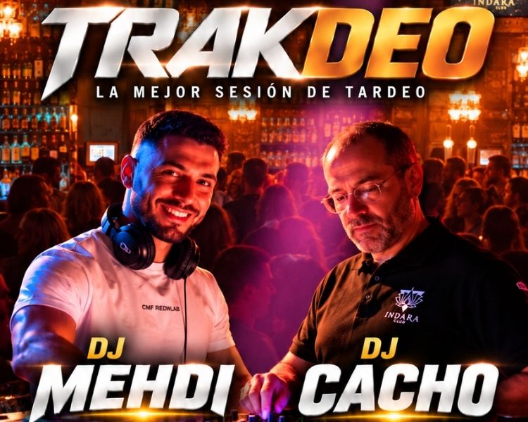 Cartel de TRACKDEO tardeo +25 en Indara Pamplona el 17 de octubre de 2026