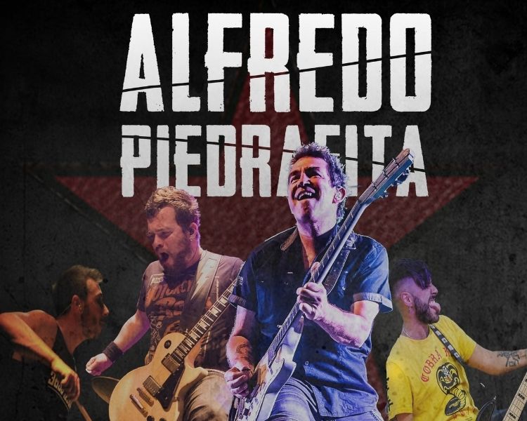 Cartel del concierto de Alfredo Piedrafita en la Sala Indara de Pamplona el 20 de marzo, gira El mejor de tus días – Siempre Barricada.