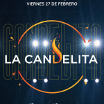 Cartel del evento La Candelita en Indara Pamplona con salsa y bachata