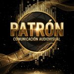 Cartel dorado de la fiesta de Comunicación Audiovisual UNAV en Indara Club con estética cinematográfica.