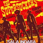 Cartel del concierto de The Supersuckers en la Sala Indara de Pamplona el 30 de enero de 2026, con la banda invitada Cobra.