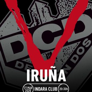 Cartel del concierto de Def Con Dos por el 30 aniversario del álbum “Alzheimer”, fecha 27 de marzo 2026 en Sala Indara Pamplona.